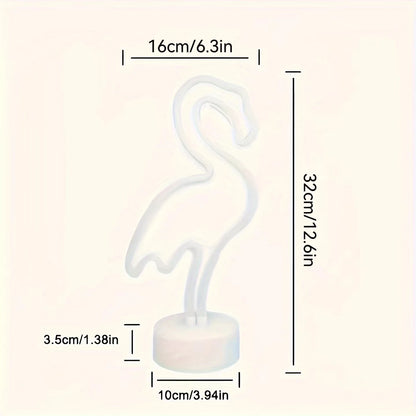 1pc Green LED Cactus Neon Light With Base Decorative Bedroom Light Desktop Night Lamp Suitable For Wedding Birthday Party Decor