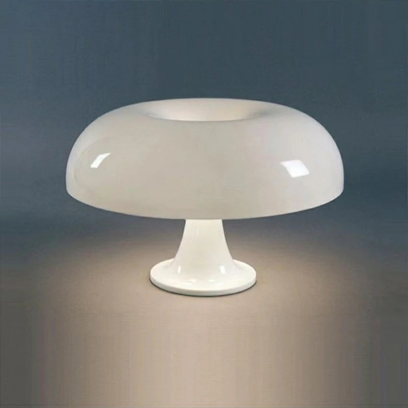 LED Mushroom table lamp minimalist modern bedroom bedside lamp Danish designer orange decorative table lamp