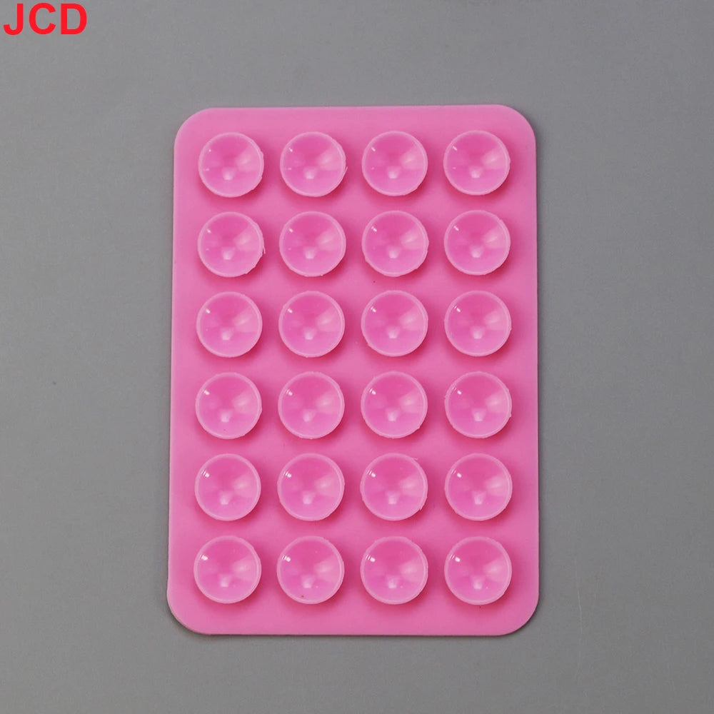 JCD 24 Square Thickened Silicone Suction Cup Suction Cups Mobile Phone Tablet Luggage Suction Cup Universal Charger Leather Case